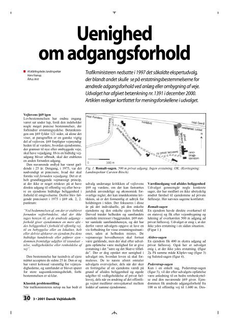 U e n i g h e d om adgangsfo r h o l d - Dansk Vejtidsskrift