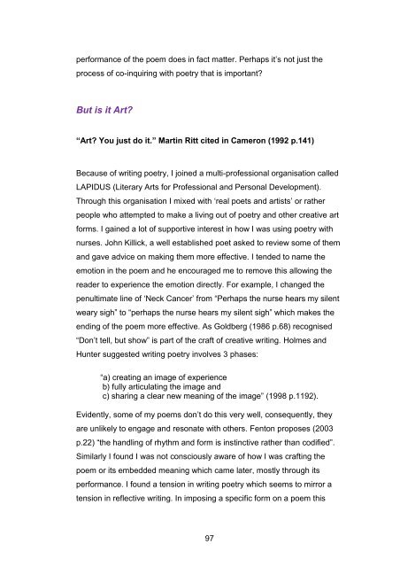 PDF (PhD Thesis) - UWE Research Repository - University of the ...