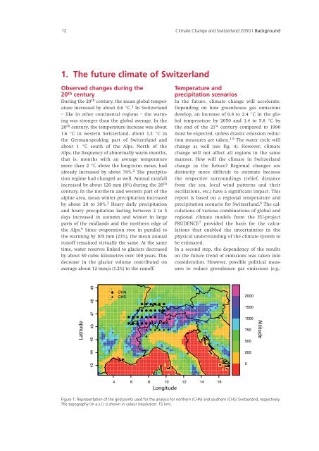 Climate Change and Switzerland 2050 - OcCC - SCNAT