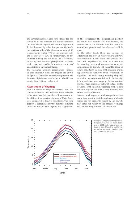 Climate Change and Switzerland 2050 - OcCC - SCNAT