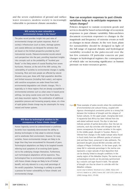 Environmental Variability and Climate Change