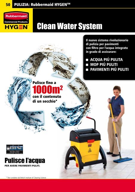 Pulizia - Rubbermaid Commercial Products