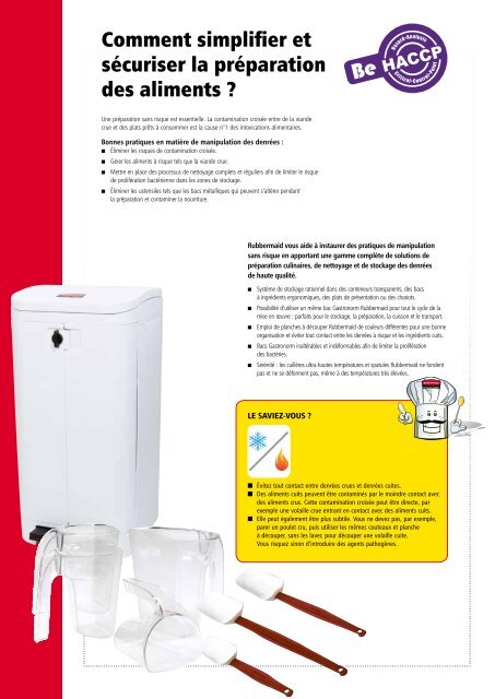 cATAlOGUE PRODUITS Un sa - Rubbermaid Commercial Products