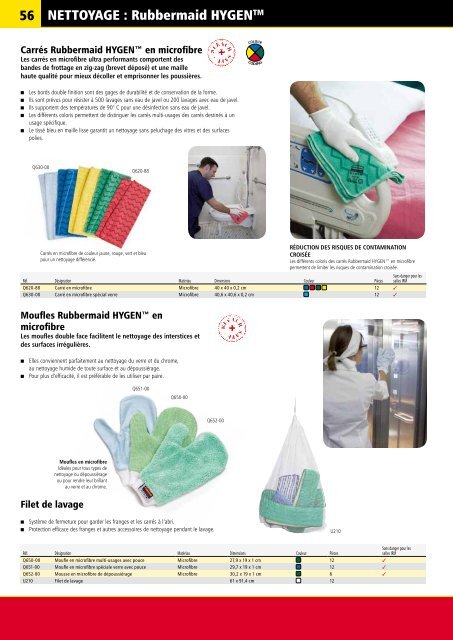 cATAlOGUE PRODUITS Un sa - Rubbermaid Commercial Products