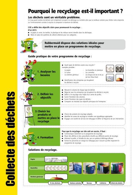 cATAlOGUE PRODUITS Un sa - Rubbermaid Commercial Products