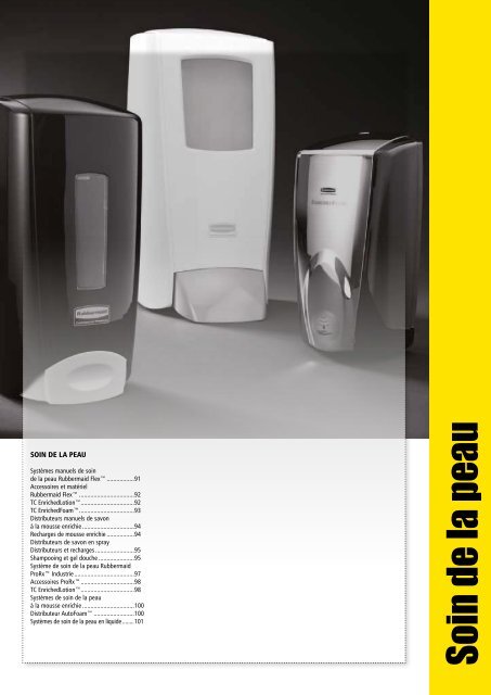 cATAlOGUE PRODUITS Un sa - Rubbermaid Commercial Products