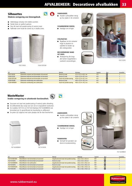 Afvalbeheer - Rubbermaid Commercial Products