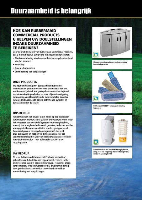 PRODUCTCATAlOGUS Ervar - Rubbermaid Commercial Products