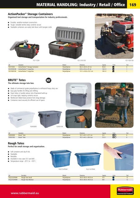 Catalogue 2013 en - Rubbermaid Commercial Products