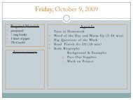 Monday September 21, 2009 9.21.2009 - Mr. Hampton's Wiki