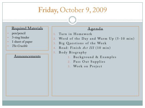 Monday September 21, 2009 9.21.2009 - Mr. Hampton's Wiki