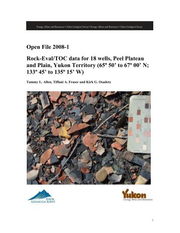 Yukon Geological Survey, Open File 2008-x - Government of Yukon