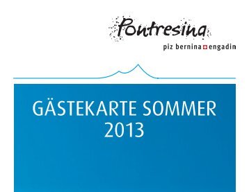 Pontresina Gästekarte