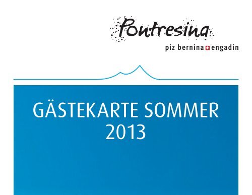 Pontresina Gästekarte