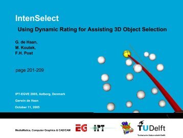 IntenSelect Algorithm - Computer Graphics and Visualization