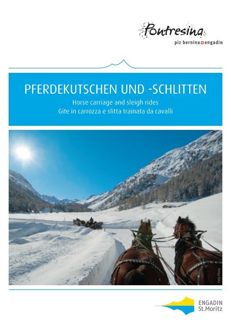 Pontresina Pferdekutschen und -schlitten