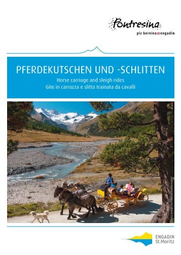 Pontresina Pferdekutschen und -schlitten 2013