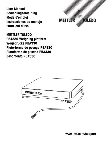 PBA330 - METTLER TOLEDO