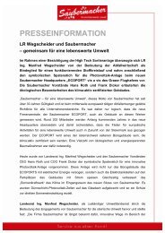 Pressemitteilung (PDF) - Saubermacher Dienstleistungs AG