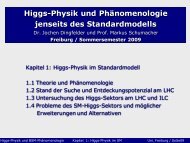 Kapitel 1: Higgs-Physik im SM - Teil 2 - Abteilung Prof. Schumacher