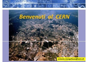 Antonio Mongelluzzo: Benvenuti al CERN