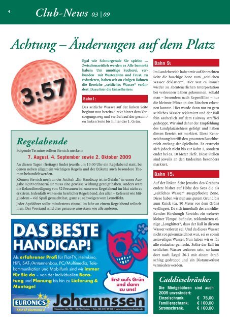 Club-News 03 - Golf Club Gut Apeldoer