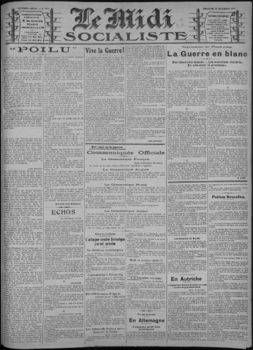 6 6 3P 0 I L4 L1"" La Guerre en blanc - Bibliothèque de Toulouse