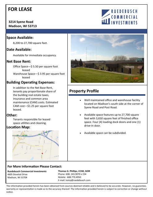 3214 syene rd factsheet template 2013 1 22 propertydrive factsheet template