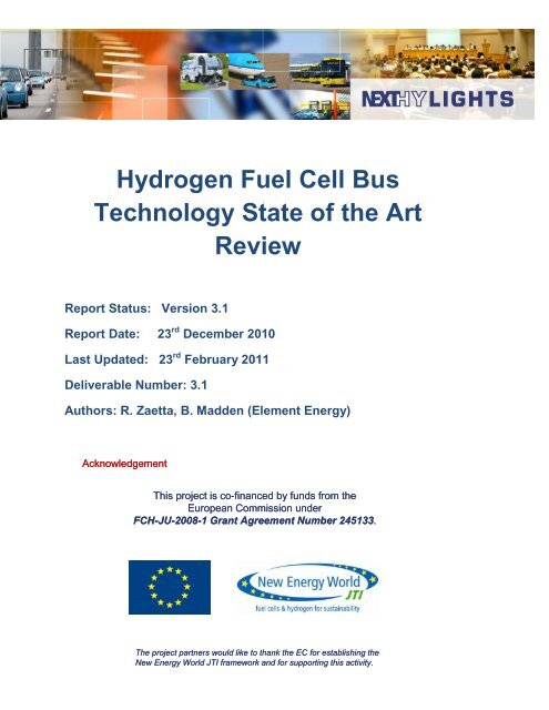 Hydrogen Fuel Cell Bus Technology State of the ... - NEXTHYLIGHTS