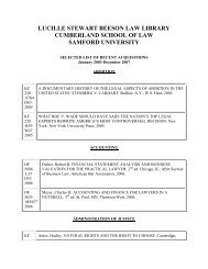 lucille stewart beeson law library cumberland school of law samford ...