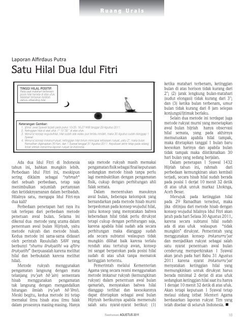 Majalah Santunan edisi Agustus 2011 - Kementerian Agama Prov ...