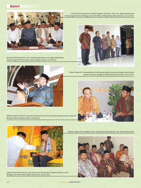 Majalah Santunan edisi Agustus 2011 - Kementerian Agama Prov ...
