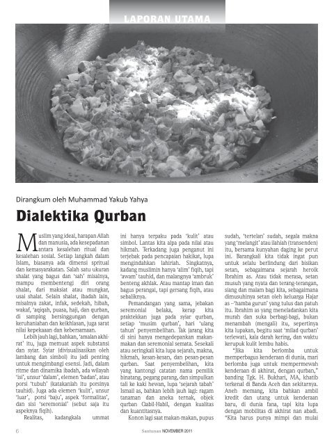 Majalah Santunan edisi November 2011 - Kementerian Agama Prov ...