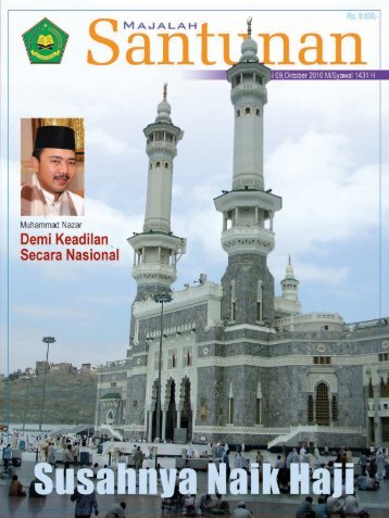 Majalah Santunan edisi Oktober 2010 - Kementerian Agama Prov ...