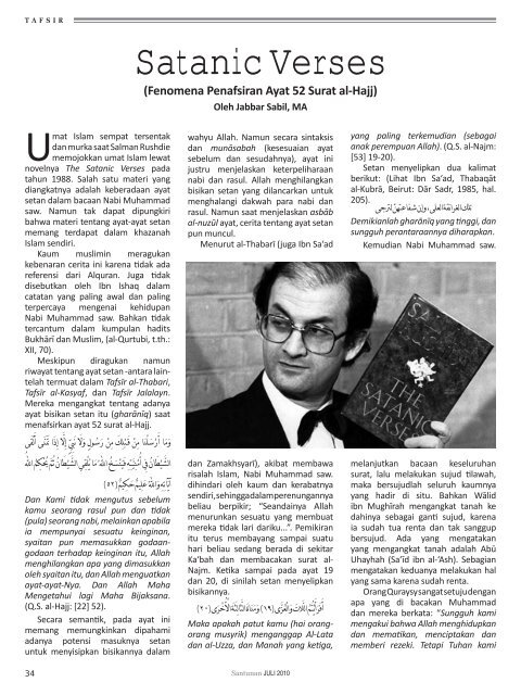 Majalah Santunan edisi Juli 2010 - Kementerian Agama Prov Aceh