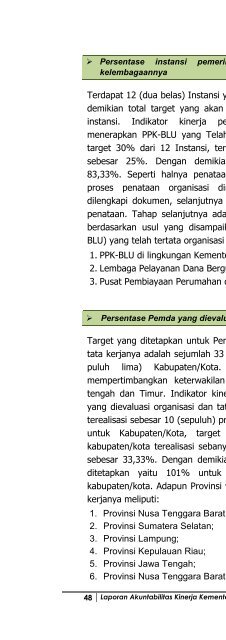 LAKIP Kementerian 2011 Kata Pengantar & Daftar Isi - Ditjen Bimas ...