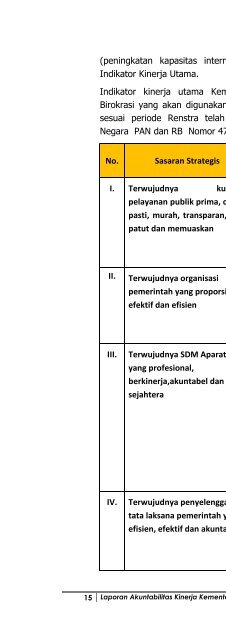 LAKIP Kementerian 2011 Kata Pengantar & Daftar Isi - Ditjen Bimas ...