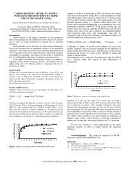 Carbon Dioxide Capture by Amines: Increasing the Efficiency by ...