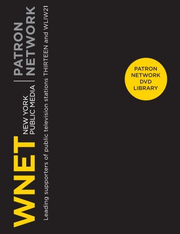 Patron DVD Library Catalog January 2012 - WNET