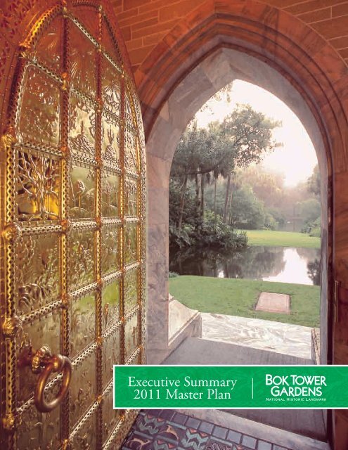 masterplan - Bok Tower Gardens