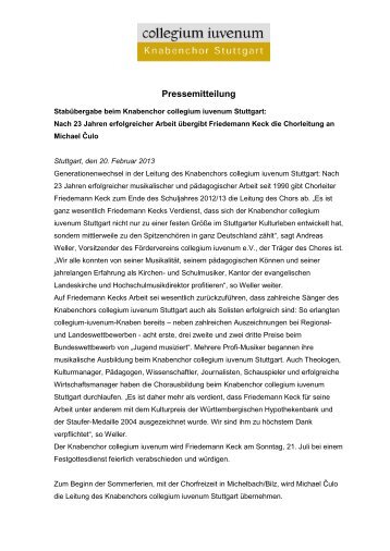 Pressemitteilung als PDF - Susanne Wetterich Kommunikation