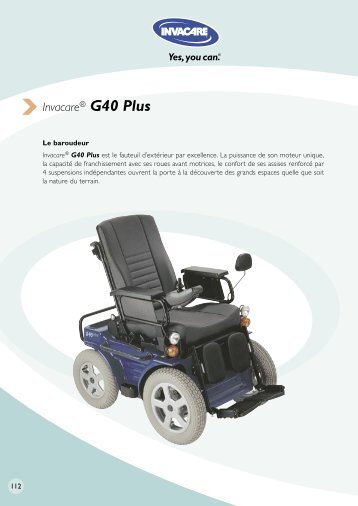 SEL 112-115 G40 Plus - Invacare