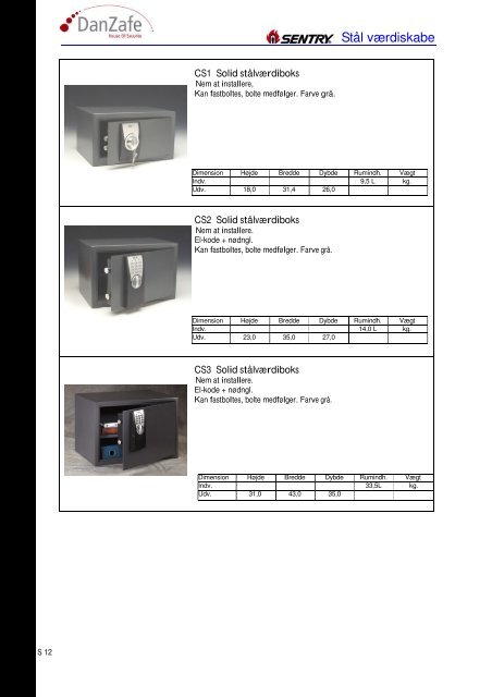 Brochure Sentry - Mamut ServiceSuite WebShop