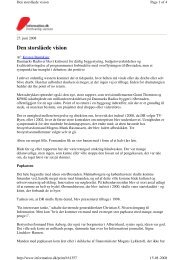 Den storslåede vision - Bent Flyvbjerg - Aalborg Universitet