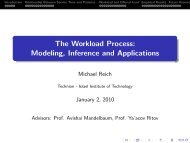 The Workload Process: Modeling, Inference and Applications