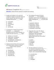 Choose The Best Word S English For Everyone choose the best word s english for