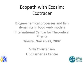 Ecotracer - University of Trieste