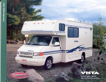 2003 Winnebago Vista Brochure