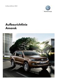 Aufbaurichtlinie - Amarok - Umbauportal