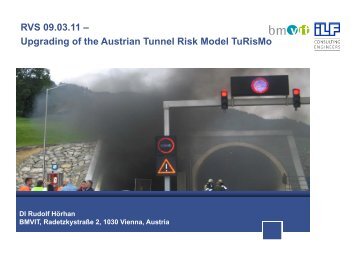 RVS 09.03.11 – Upgrading of the Austrian Tunnel Risk Model ...